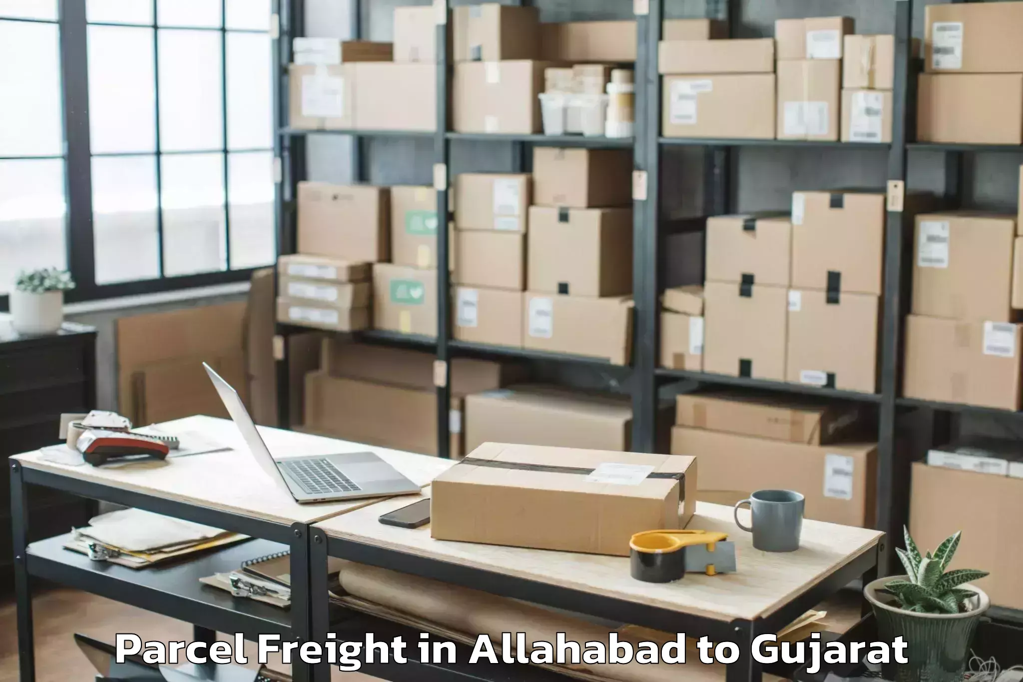 Comprehensive Allahabad to Gandevi Parcel Freight